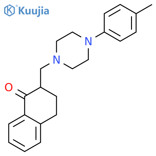 1(2H)-Naphthalenone,3,4-dihydro-2-[[4-(4-methylphenyl)-1-piperazinyl]methyl]- structure