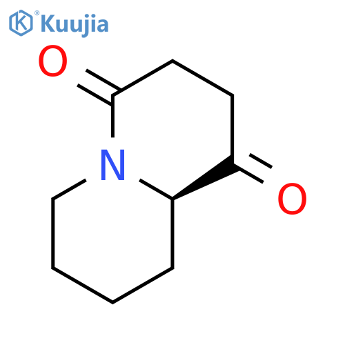 2H-Quinolizine-6,9-dione, hexahydro-, (9aR)- structure