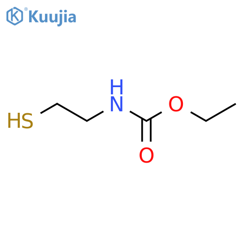 Carbamic acid, (2-mercaptoethyl)-, ethyl ester structure