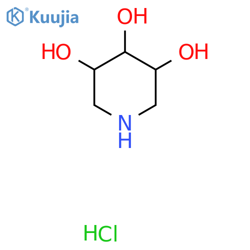 Piperidine-3,4,5-triol hydrochloride structure