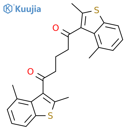 1,5-Pentanedione, 1,5-bis(2,4-dimethylbenzo[b]thien-3-yl)- structure