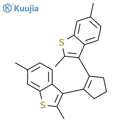 BENZO[B]THIOPHENE, 3,3'-(1-CYCLOPENTENE-1,2-DIYL)BIS[2,6-DIMETHYL- structure