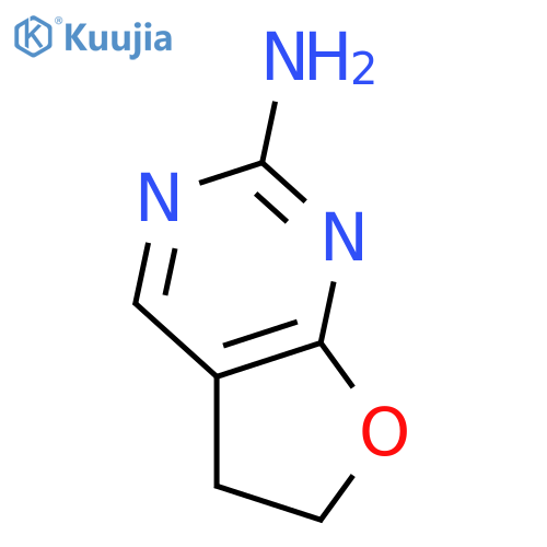 5,6-dihydrofuro2,3-dpyrimidin-2-amine structure