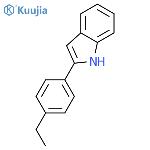 2-(4-ethylphenyl)-1H-indole structure