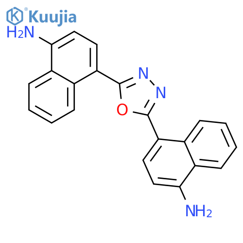 1-Naphthalenamine, 4,4'-(1,3,4-oxadiazole-2,5-diyl)bis- structure