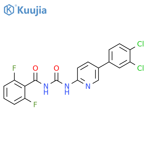 Benzamide,N-[[[5-(3,4-dichlorophenyl)-2-pyridinyl]amino]carbonyl]-2,6-difluoro- structure