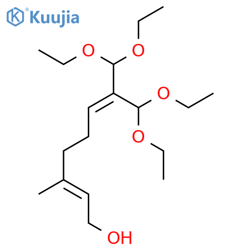 2,6-Octadien-1-ol, 7-(diethoxymethyl)-8,8-diethoxy-3-methyl-, (Z)- structure