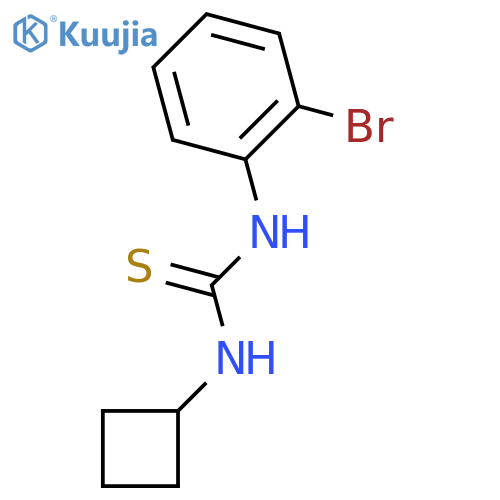 Thiourea,N-(2-bromophenyl)-N'-cyclobutyl- structure