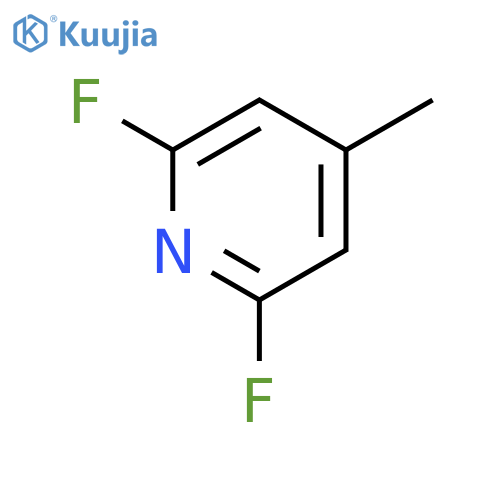 2,6-difluoro-4-methylpyridine structure