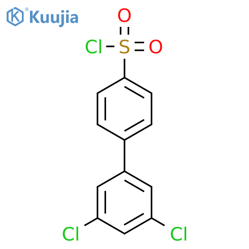 3',5'-dichloro-1,1'-biphenyl-4-sulfonyl chloride structure