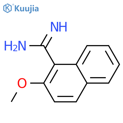 2-methoxynaphthalene-1-carboximidamide structure