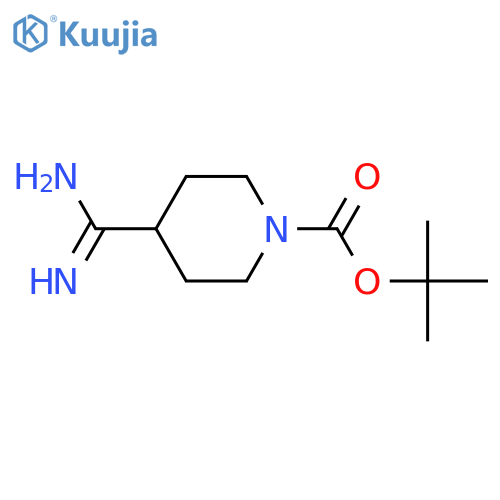 1-Boc-4-Amidinopiperidine structure