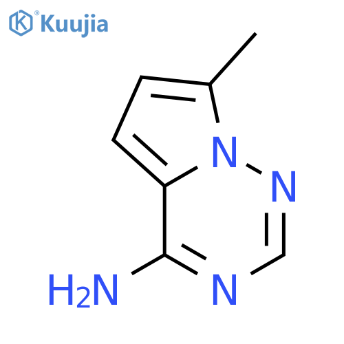 7-methylpyrrolo[2,1-f][1,2,4]triazin-4-amine structure