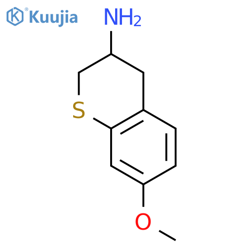2H-1-Benzothiopyran-3-amine,3,4-dihydro-7-methoxy- structure