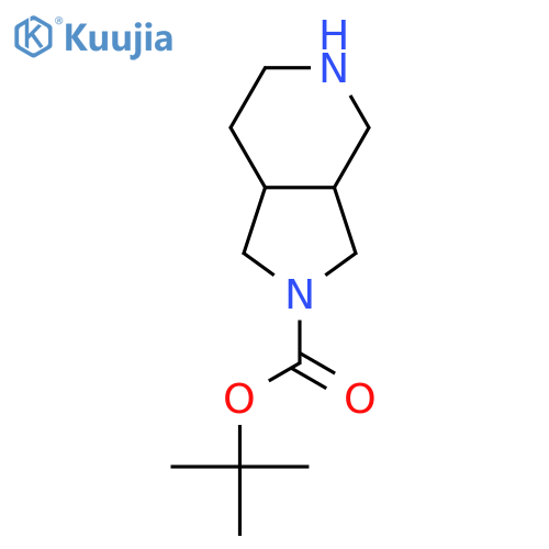 tert-butyl octahydro-1H-pyrrolo[3,4-c]pyridine-2-carboxylate structure