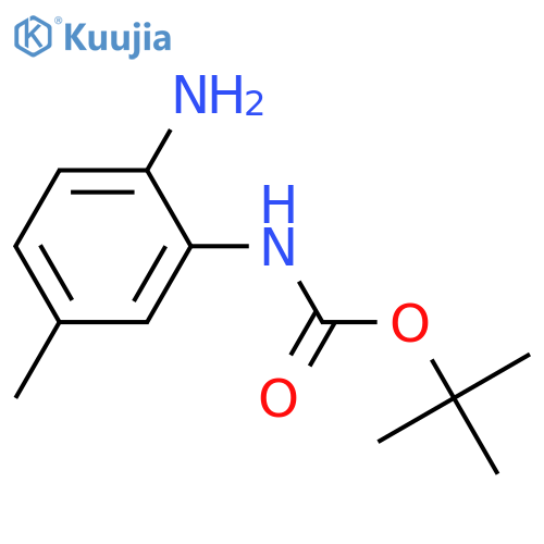 (2-Amino-5-methyl-phenyl)-carbamic Acid tert-butyl ester structure