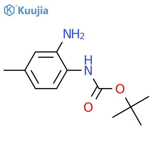 (2-Amino-4-methyl-phenyl)-carbamic acid tert-butyl ester structure