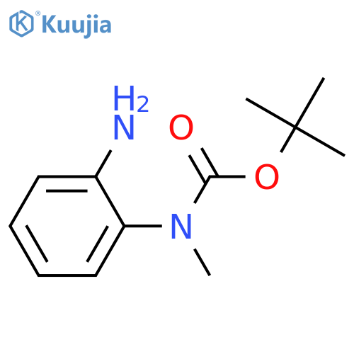 tert-Butyl (2-aminophenyl)(methyl)carbamate structure