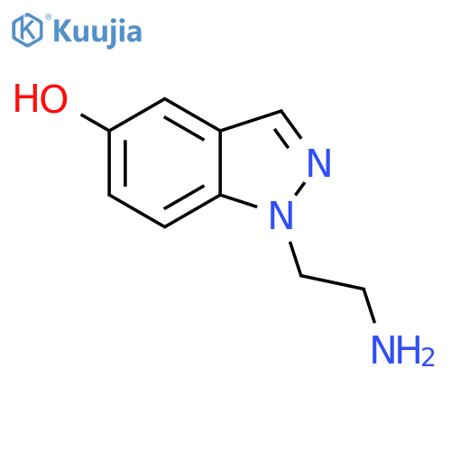 1-(2-aminoethyl)-1H-indazol-5-ol structure