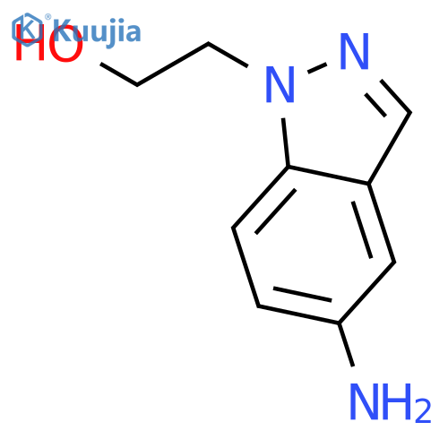 2-(5-Amino-1H-indazol-1-yl)ethanol structure