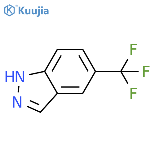 5-(Trifluoromethyl)-1H-indazole structure