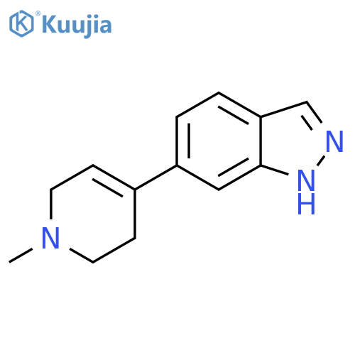 6-(1-Methyl-1,2,3,6-tetrahydro-pyridin-4-yl)-1H-indazole structure