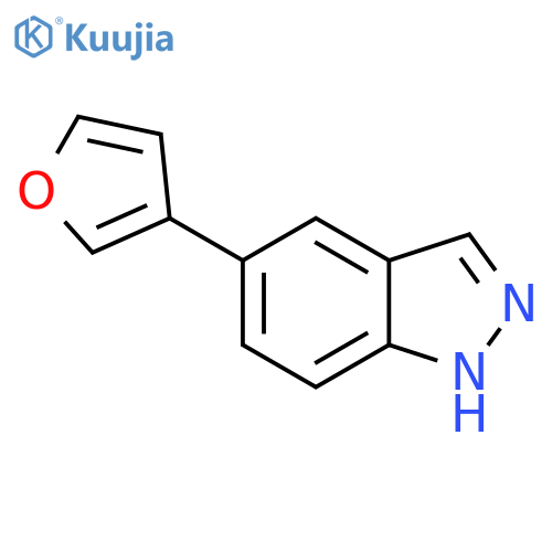 5-Furan-3-yl-1H-indazole structure