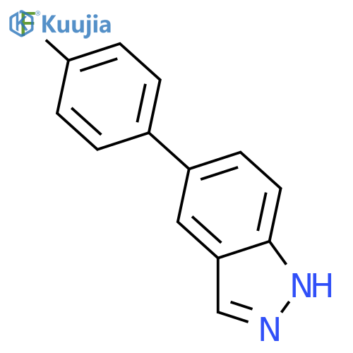 5-(4-Fluorophenyl)-1H-indazole structure