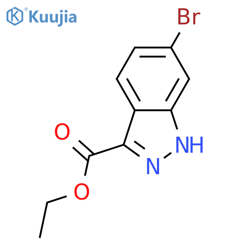Ethyl 6-bromo-1H-indazole-3-carboxylate structure