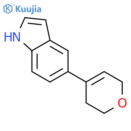 1H-Indole,5-(3,6-dihydro-2H-pyran-4-yl)- structure