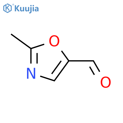 2-methyl-1,3-oxazole-5-carbaldehyde structure