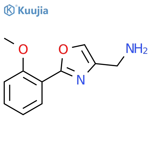 4-Oxazolemethanamine,2-(2-methoxyphenyl)- structure