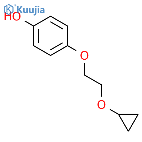 4-(2-Cyclopropyloxyethoxy)phenol structure