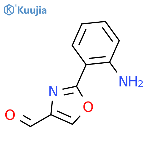 4-Oxazolecarboxaldehyde,2-(2-aminophenyl)- structure
