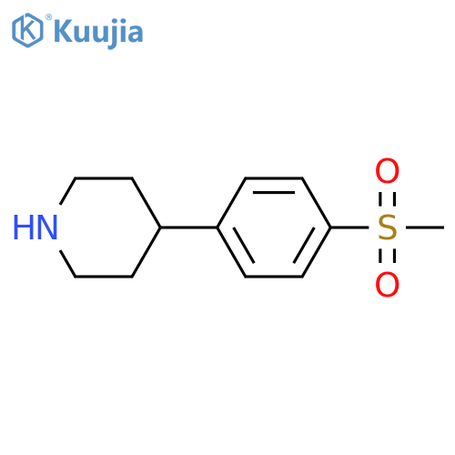 4-(4-Methanesulfonyl-phenyl)-piperidine structure