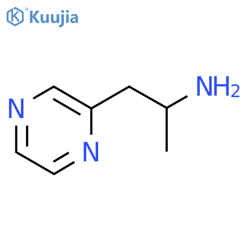 1-(Pyrazin-2-yl)propan-2-amine structure