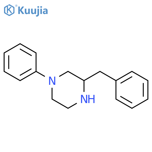 Piperazine,1-phenyl-3-(phenylmethyl)- structure