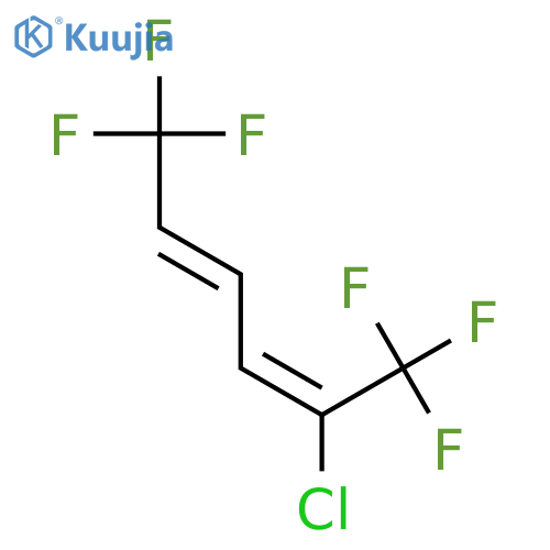 2-Chloro-1,1,1,6,6,6-hexafluoro-2,4-hexadiene structure