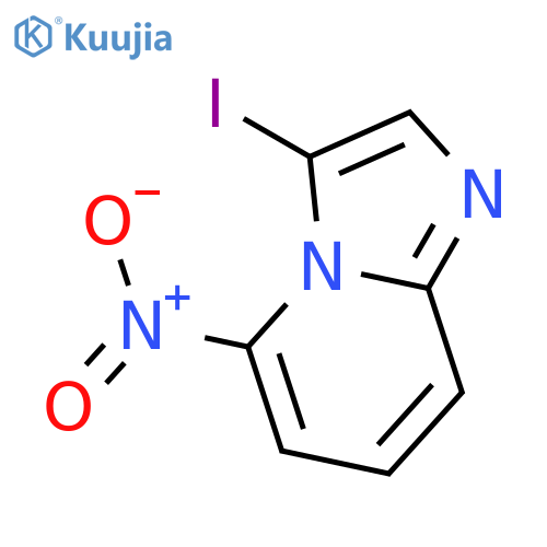 Imidazo[1,2-a]pyridine,3-iodo-5-nitro- structure