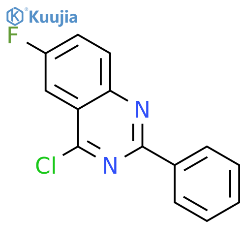 4-Chloro-6-fluoro-2-phenylquinazoline structure