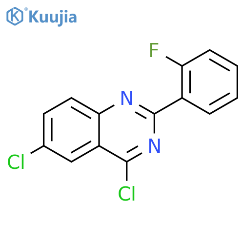 4,6-Dichloro-2-(2-fluoro-phenyl)-quinazoline structure