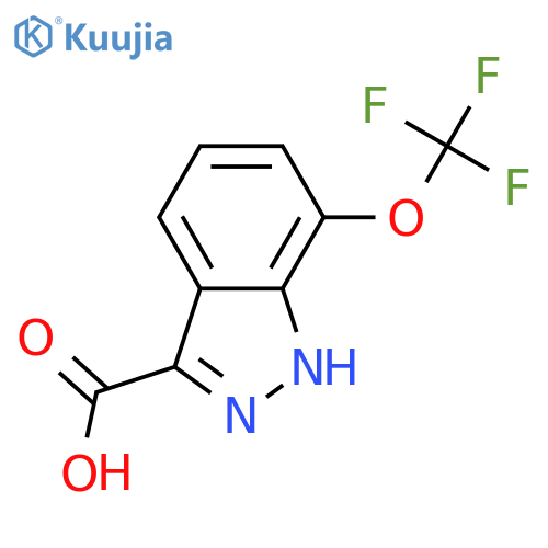 7-(Trifluoromethoxy)-1h-Indazole-3-Carboxylic Acid structure