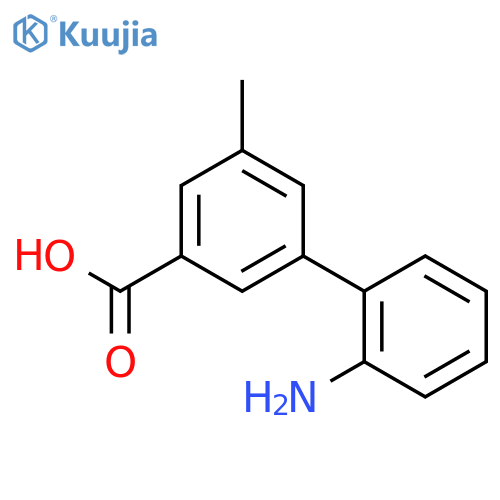 2-Amino-5-methyl-biphenyl-3-carboxylic Acid structure