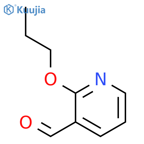 2-propoxypyridine-3-carbaldehyde structure