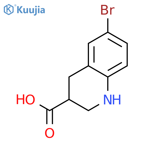 6-Bromo-1,2,3,4-Tetrahydroquinoline-3-Carboxylic Acid structure