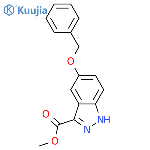 Methyl 5-(benzyloxy)-1H-indazole-3-carboxylate structure