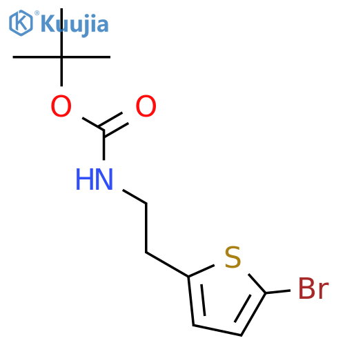 Tert-Butyl (2-(5-bromothiophen-2-yl)ethyl)carbamate structure