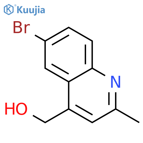 (6-Bromo-2-Methyl-Quinolin-4-Yl)-Methanol structure