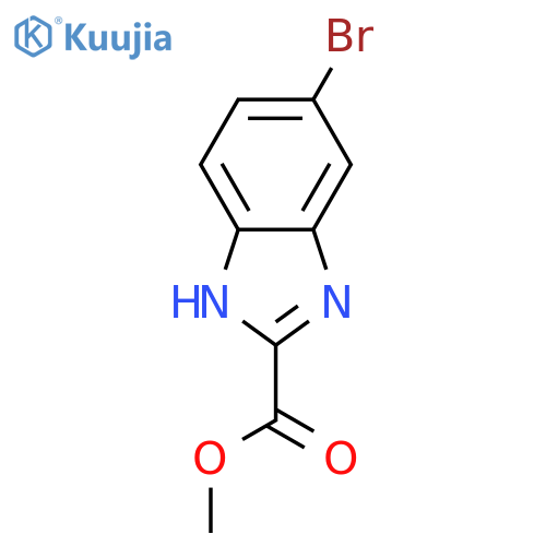 methyl 6-bromo-1H-benzimidazole-2-carboxylate structure
