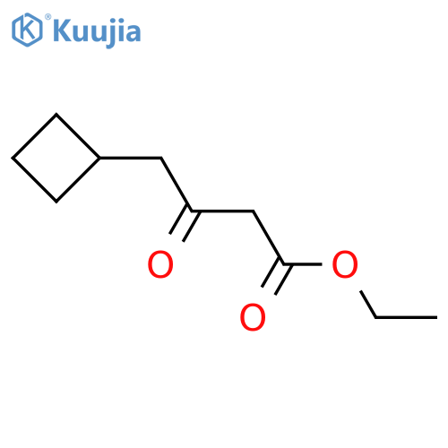Ethyl 4-cyclobutyl-3-oxobutanoate structure